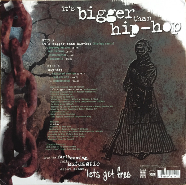 Dead Prez - It's Bigger Than Hip-Hop | Loud Records (1872-1) - 2