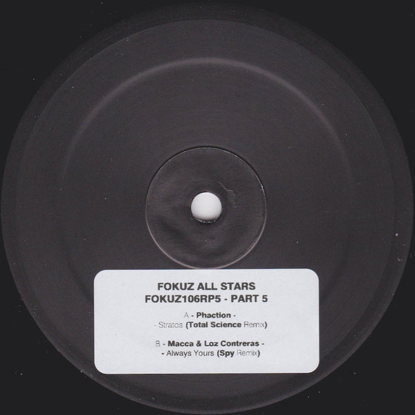 Various - Fokuz All Stars - Part 5 | Fokuz Recordings (FOKUZ106RP5)