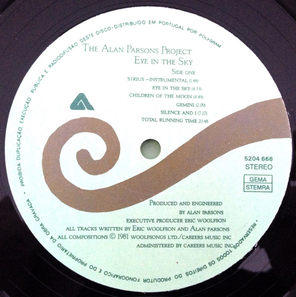 The Alan Parsons Project - Eye In The Sky | Arista (5204666) - 3