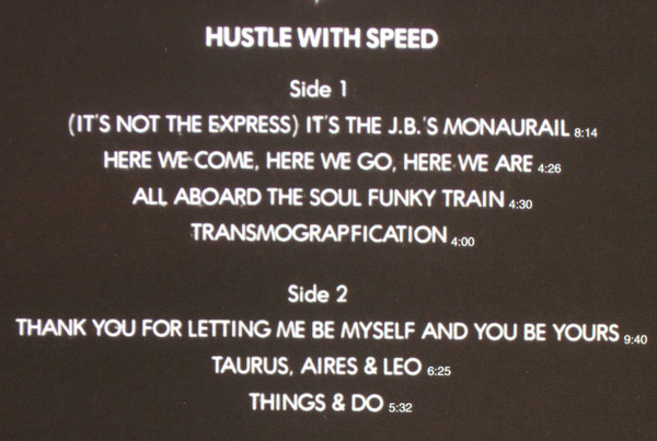 The J.B.'s - Hustle With Speed | People (PE 6606) - 2 The J.B.'s - Hustle With Speed | People (PE 6606) - 2