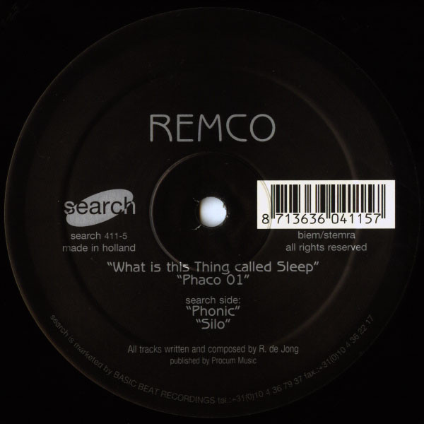 Remco - What Is This Thing Called Sleep | Search (search 411-5)