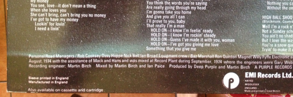 Deep Purple - Stormbringer | Purple Records (TPS 3508) - 3 Deep Purple - Stormbringer | Purple Records (TPS 3508) - 3