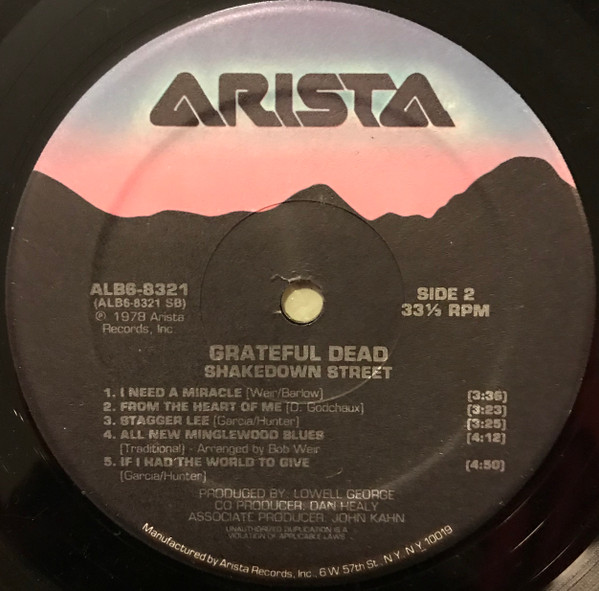 The Grateful Dead - Shakedown Street | Arista (ALB6-8321) - 4 The Grateful Dead - Shakedown Street | Arista (ALB6-8321) - 4