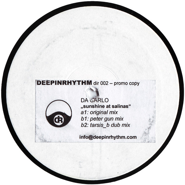 Da Carlo - Sunshine @ Salinas | Deep In Rhythm (DIR 002) - 2 Da Carlo - Sunshine @ Salinas | Deep In Rhythm (DIR 002) - 2