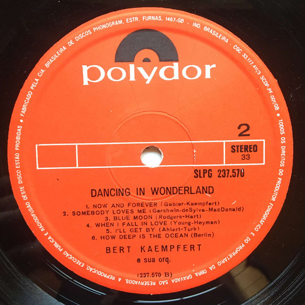 Bert Kaempfert & His Orchestra - Dancing In Wonderland | Polydor (SLPG 237.570) - 4 Bert Kaempfert & His Orchestra - Dancing In Wonderland | Polydor (SLPG 237.570) - 4