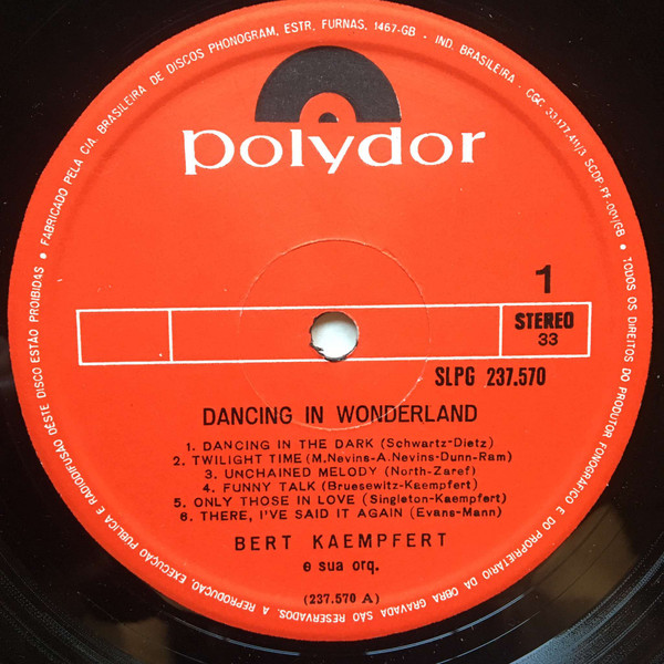 Bert Kaempfert & His Orchestra - Dancing In Wonderland | Polydor (SLPG 237.570) - 3 Bert Kaempfert & His Orchestra - Dancing In Wonderland | Polydor (SLPG 237.570) - 3
