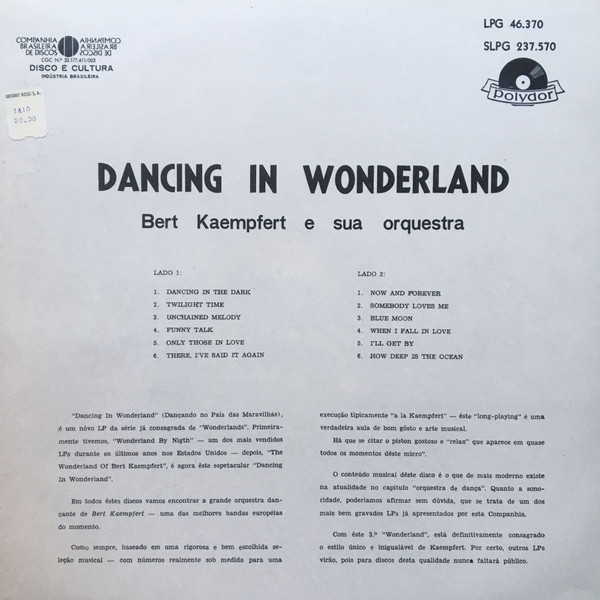 Bert Kaempfert & His Orchestra - Dancing In Wonderland | Polydor (SLPG 237.570) - 2 Bert Kaempfert & His Orchestra - Dancing In Wonderland | Polydor (SLPG 237.570) - 2