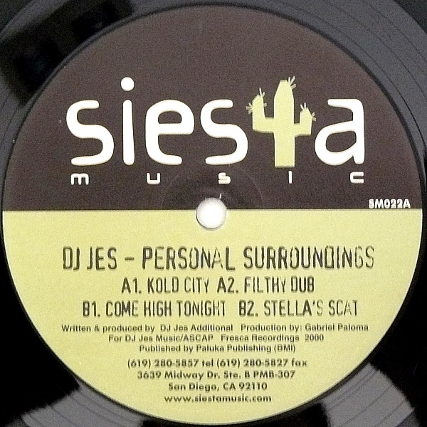 DJ Jes - Personal Surroundings | Siesta Music (SM-022) - 3