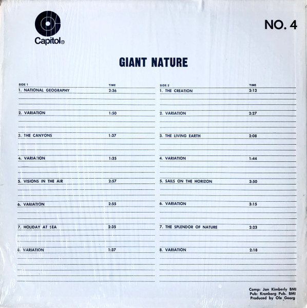 Jan Kimberly - Release No. 13 - Giant Nature | Media Music (MEPS-4) - 2