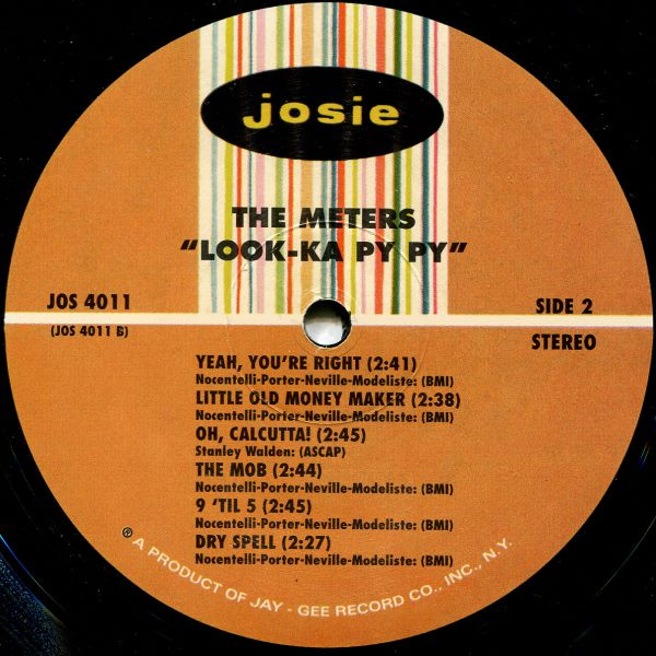 The Meters - Look-Ka Py Py | Josie (JOS 4011) - 4