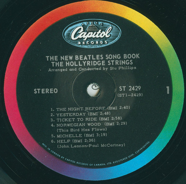 The Hollyridge Strings - The New Beatles Song Book | Capitol Records (ST 2429) - 3 The Hollyridge Strings - The New Beatles Song Book | Capitol Records (ST 2429) - 3