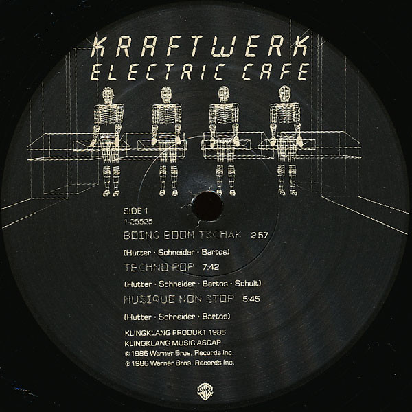Kraftwerk - Electric Cafe | Warner Bros. Records (1-25525) - 4 Kraftwerk - Electric Cafe | Warner Bros. Records (1-25525) - 4