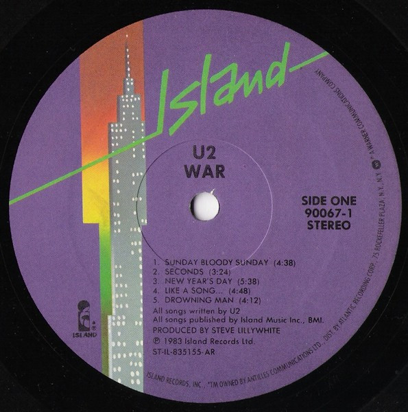 U2 - War | Island Records (90067-1) - 4