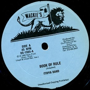 Itopia - Book Of Rule | Wackie's (DS-1985)
