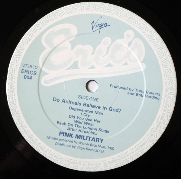 Pink Military - Do Animals Believe In God? | Eric's (ERIC'S 004) - 4 Pink Military - Do Animals Believe In God? | Eric's (ERIC'S 004) - 4