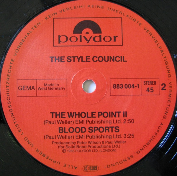 The Style Council - Walls Come Tumbling Down! | Polydor (883 004-1) - 2