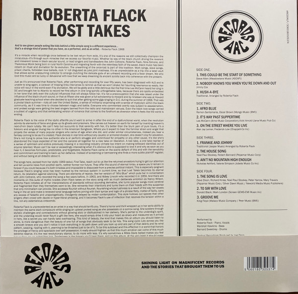 Roberta Flack - Lost Takes | Arc Records (ARC004LP) - 4