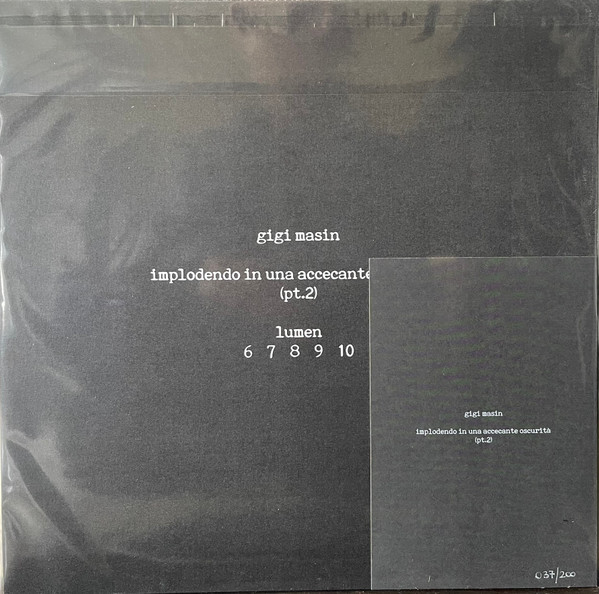 Gigi Masin - Implodendo In Una Accecante Oscurità (Pt.2) | 13 (SPS25110) - 2