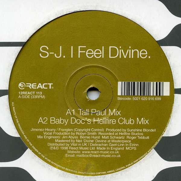 S-J - I Feel Divine | React (12REACT 113) - 2