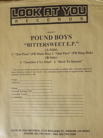 Pound Boys - Bittersweet E.P. | Look At You Records (LAY017) - 5