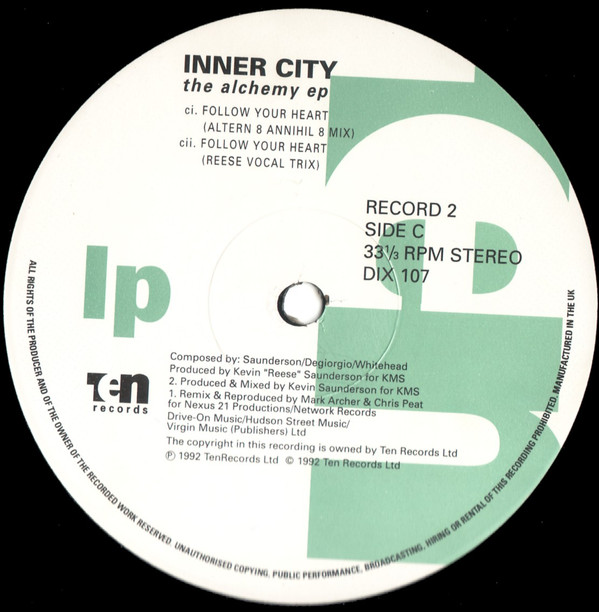 Inner City - Praise | 10 Records (DIX 107) - 4