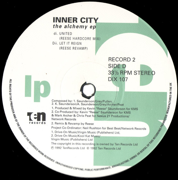 Inner City - Praise | 10 Records (DIX 107) - 5