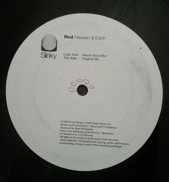 Red - Heaven & Earth | Slinky (Slinky 008)