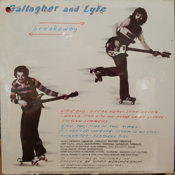 Gallagher & Lyle - Breakaway | A&M Records (SP-4566) - 2