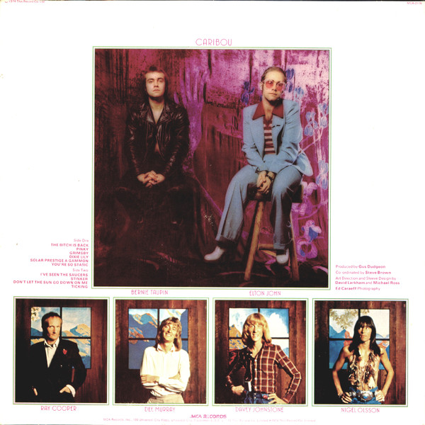 Elton John - Caribou [Vinyl] | MCA Records (MCA-2116) - 3