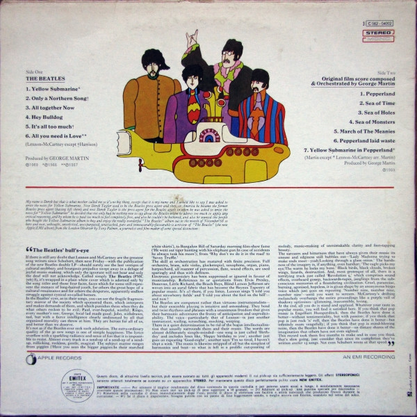 The Beatles - Yellow Submarine | Apple Records (3C 062-04002) - 2