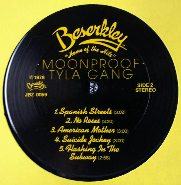 Tyla Gang - Moonproof | Beserkley (JBZ-0059) - 3 Tyla Gang - Moonproof | Beserkley (JBZ-0059) - 3