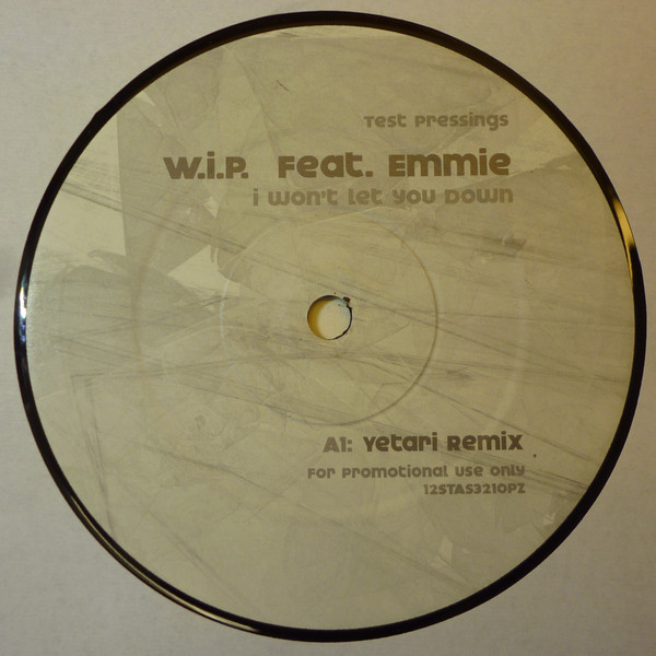 Work In Progress Feat. Emmie - I Won't Let You Down | Decode Records (12STAS3210PZ) - 3