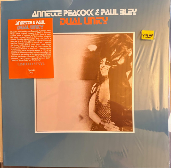 Annette Peacock , Paul Bley - Dual Unity | Cosmic Jazz (cosmja002) - main