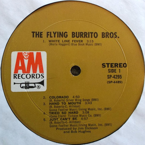 The Flying Burrito Bros - The Flying Burrito Bros. | A&M Records (SP-4295) - 3