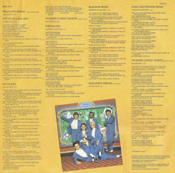 Paul McCartney - Give My Regards To Broad Street | Parlophone (064 26 0278 1) - 7 Paul McCartney - Give My Regards To Broad Street | Parlophone (064 26 0278 1) - 7