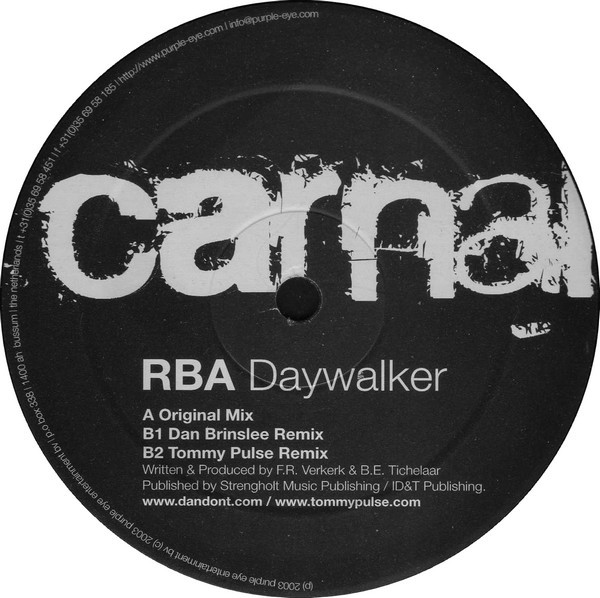 R.B.A. - Daywalker | Carnal (CAR1215)