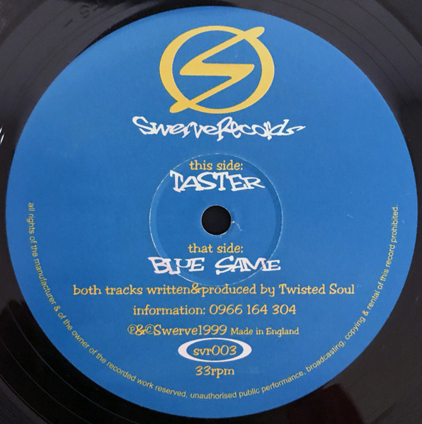 Twisted Soul - Taster / Blue Same | Swerve (svr003)