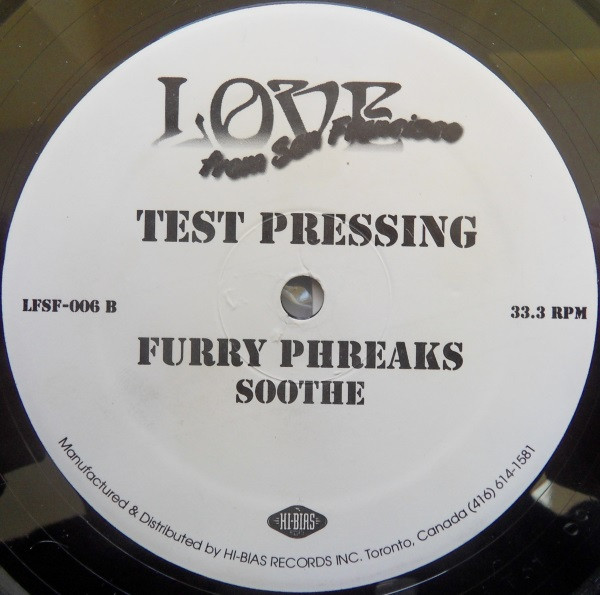 Furry Phreaks - Soothe | Love From San Francisco (LFSF-006) - 2