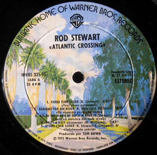 Rod Stewart - Atlantic Crossing | Warner Bros. Records (HWBS 321-95 (LS)) - 3