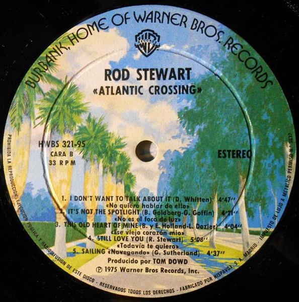 Rod Stewart - Atlantic Crossing | Warner Bros. Records (HWBS 321-95 (LS)) - 4