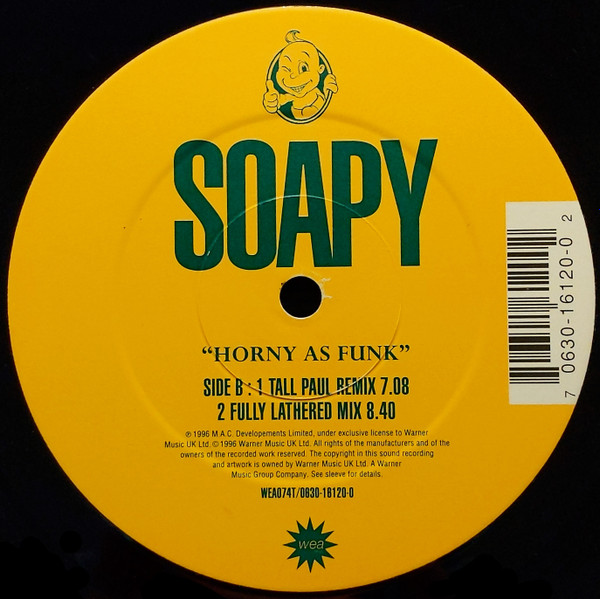 Soapy - Horny As Funk | WEA (WEA 074 T) - 4