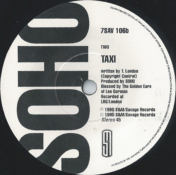 Soho - Hippychick | S And M (7SAV 106) - 4