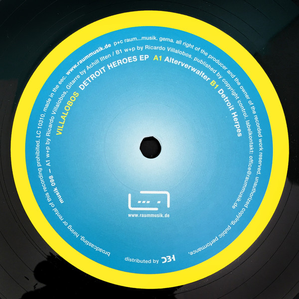 Ricardo Villalobos - Detroit Heroes EP | Raum...musik (MUSIK 098) - 2