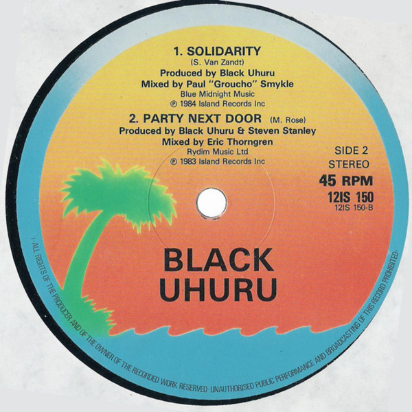Black Uhuru - What Is Life? | Island Records (12IS 150) - 4