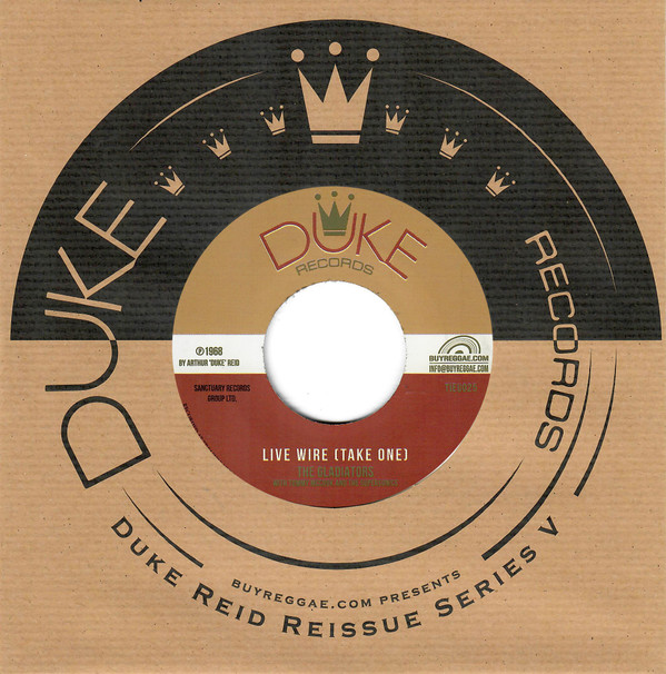 The Gladiators / Justin Hinds - Live Wire (Take One) / Rub Up Push Up | Duke Records (TIEU025)
