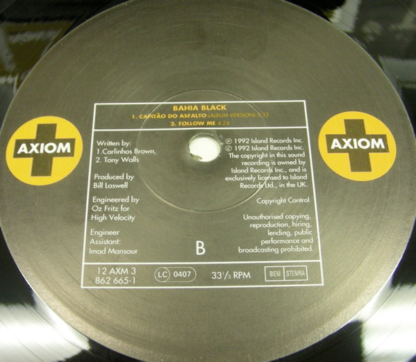 Bahia Black - Capitão Do Asfalto | Axiom (12 AXM 3) - 3