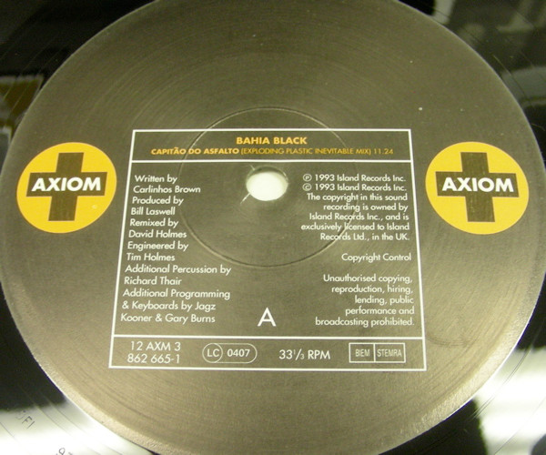 Bahia Black - Capitão Do Asfalto | Axiom (12 AXM 3) - 2
