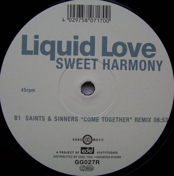 Liquid Love - Sweet Harmony | Gang Go Music (GG027R) - 4