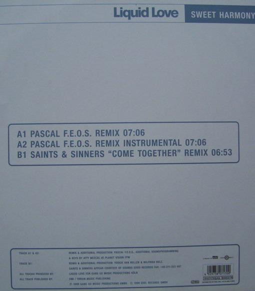 Liquid Love - Sweet Harmony | Gang Go Music (GG027R) - 2