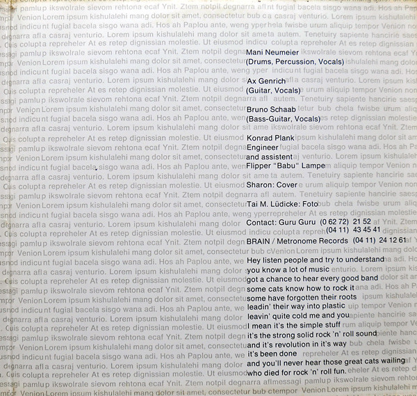 Guru Guru - Guru Guru | Brain (brain 1025) - 2